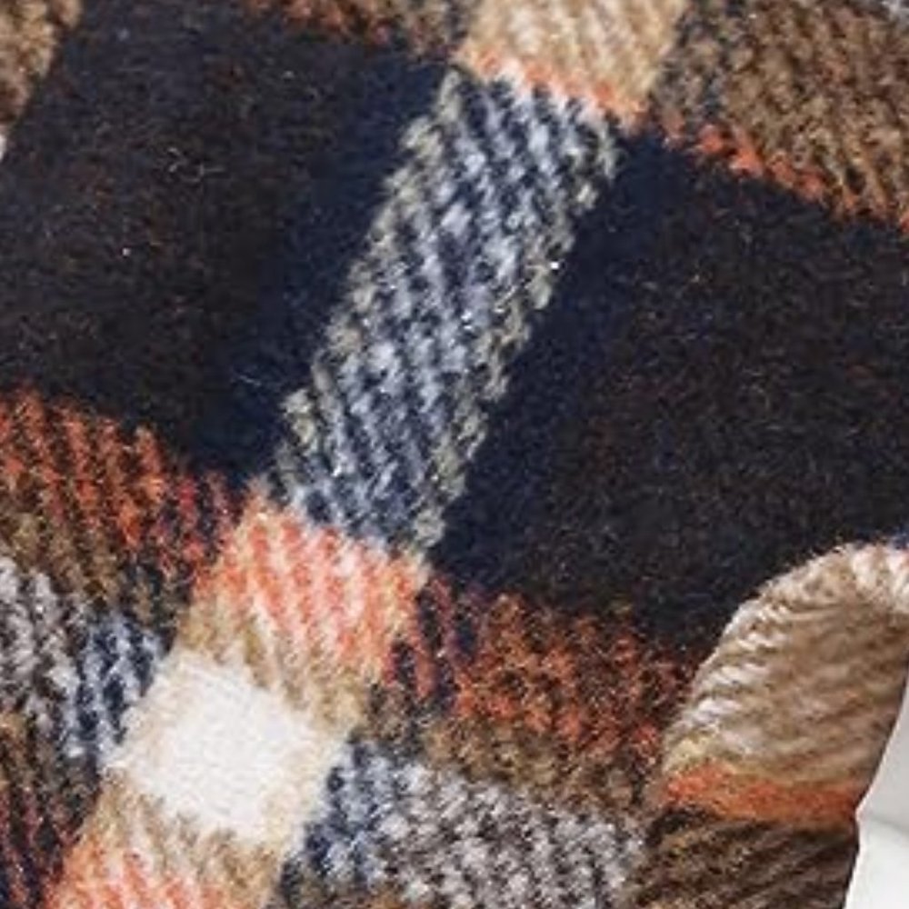 Plaid High Waisted Skirt Womens Short Mini Straight Wool Flannel Fall Winter - Picture 8 of 11